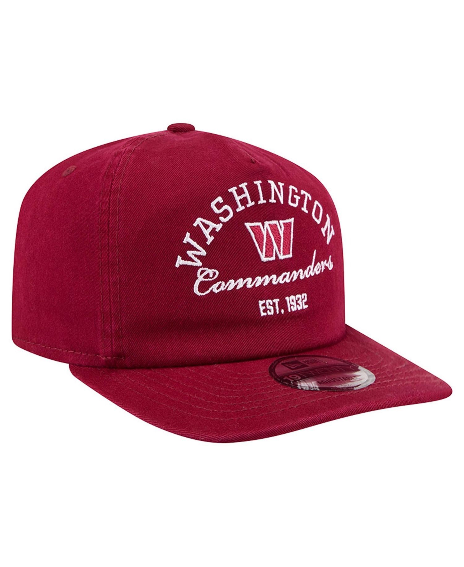 Men's Burgundy Washington Commanders Stacked 19TWENTY Adjustable Hat