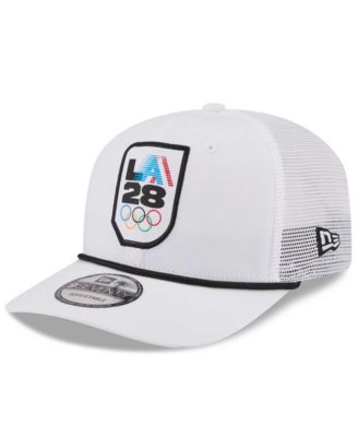 Men's White LA28 Summer Olympics Core 9SEVENTY Adjustable Hat