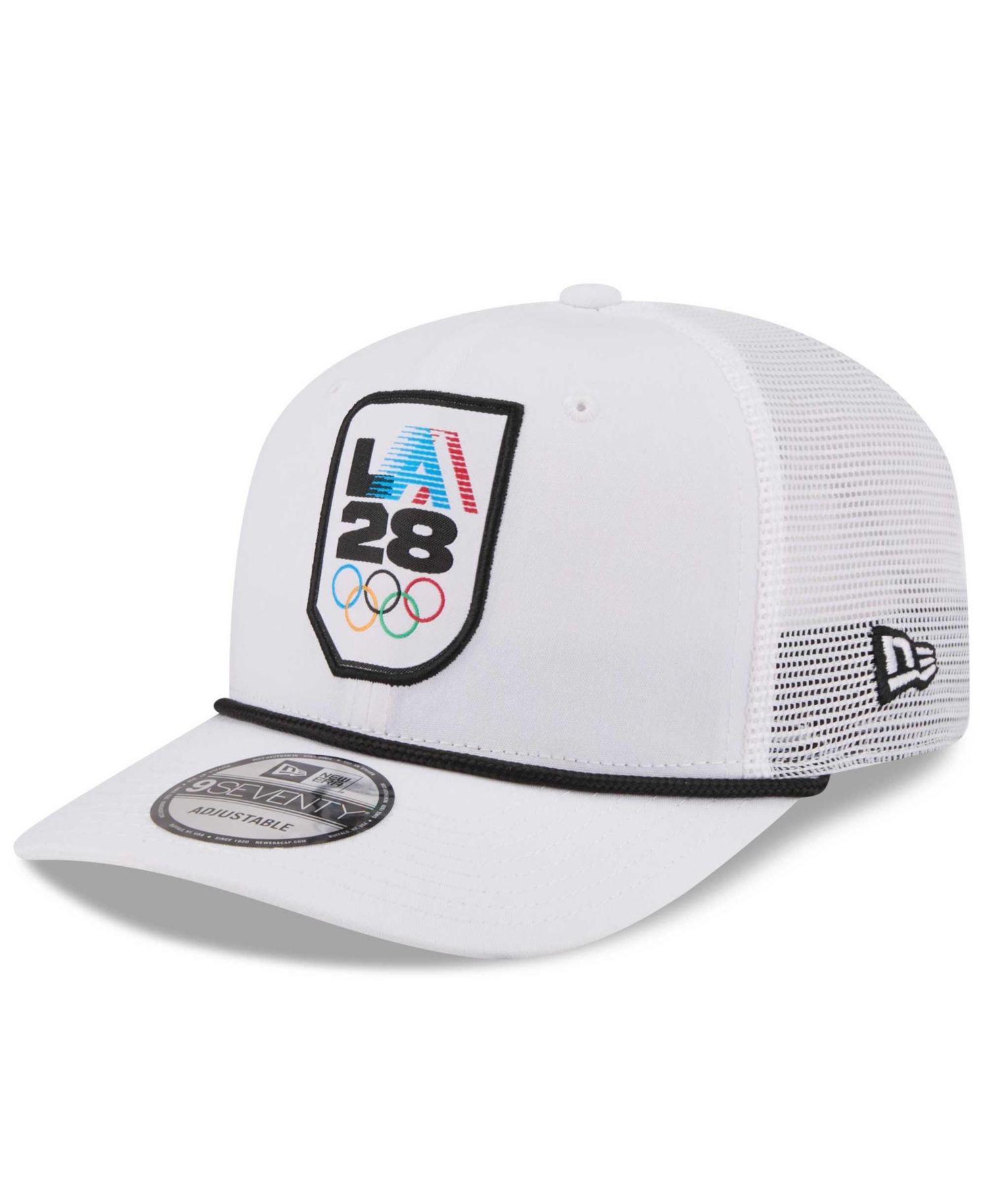 Men's White LA28 Summer Olympics Core 9SEVENTY Adjustable Hat