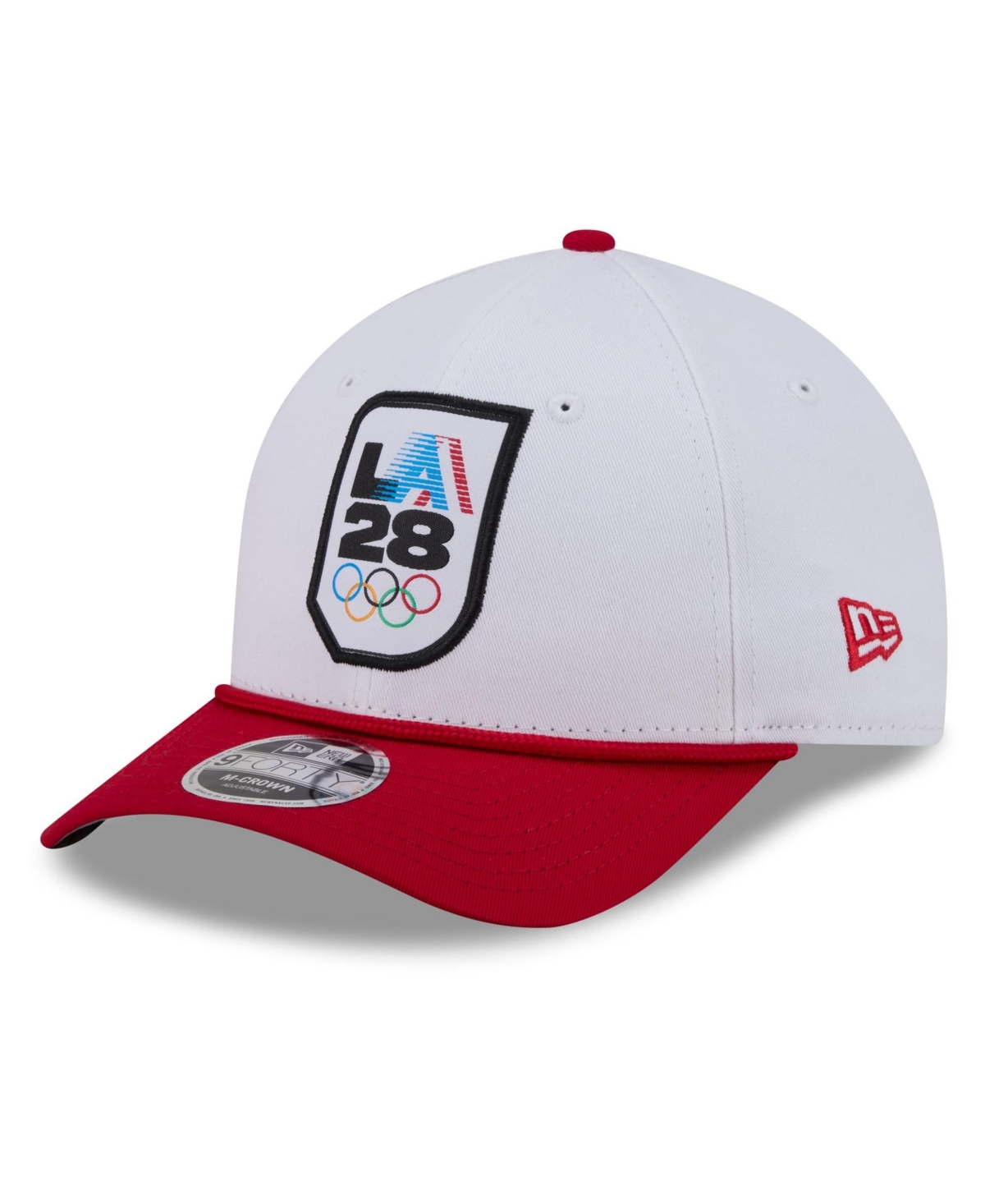 New Era Adjustable LA28 9FORTY M-Crown Braided Rope Baseball Cap