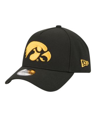 Big Boys and Girls Black Iowa Hawkeyes 9FORTY A-Frame Adjustable Hat