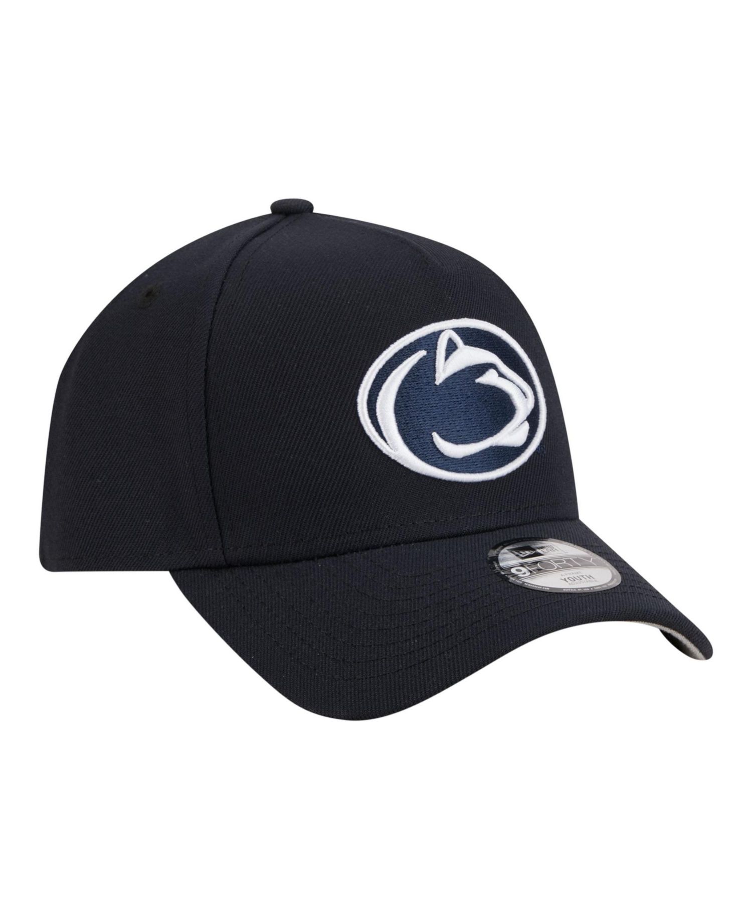 Big Boys and Girls Navy Penn State Nittany Lions 9FORTY A-Frame Adjustable Hat