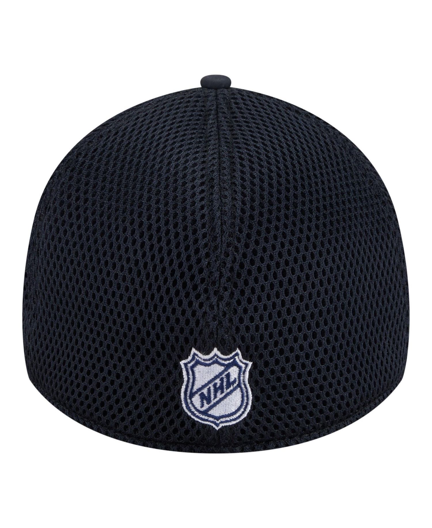 Men's Navy Nashville Predators Logo 39THIRTY Flex Hat