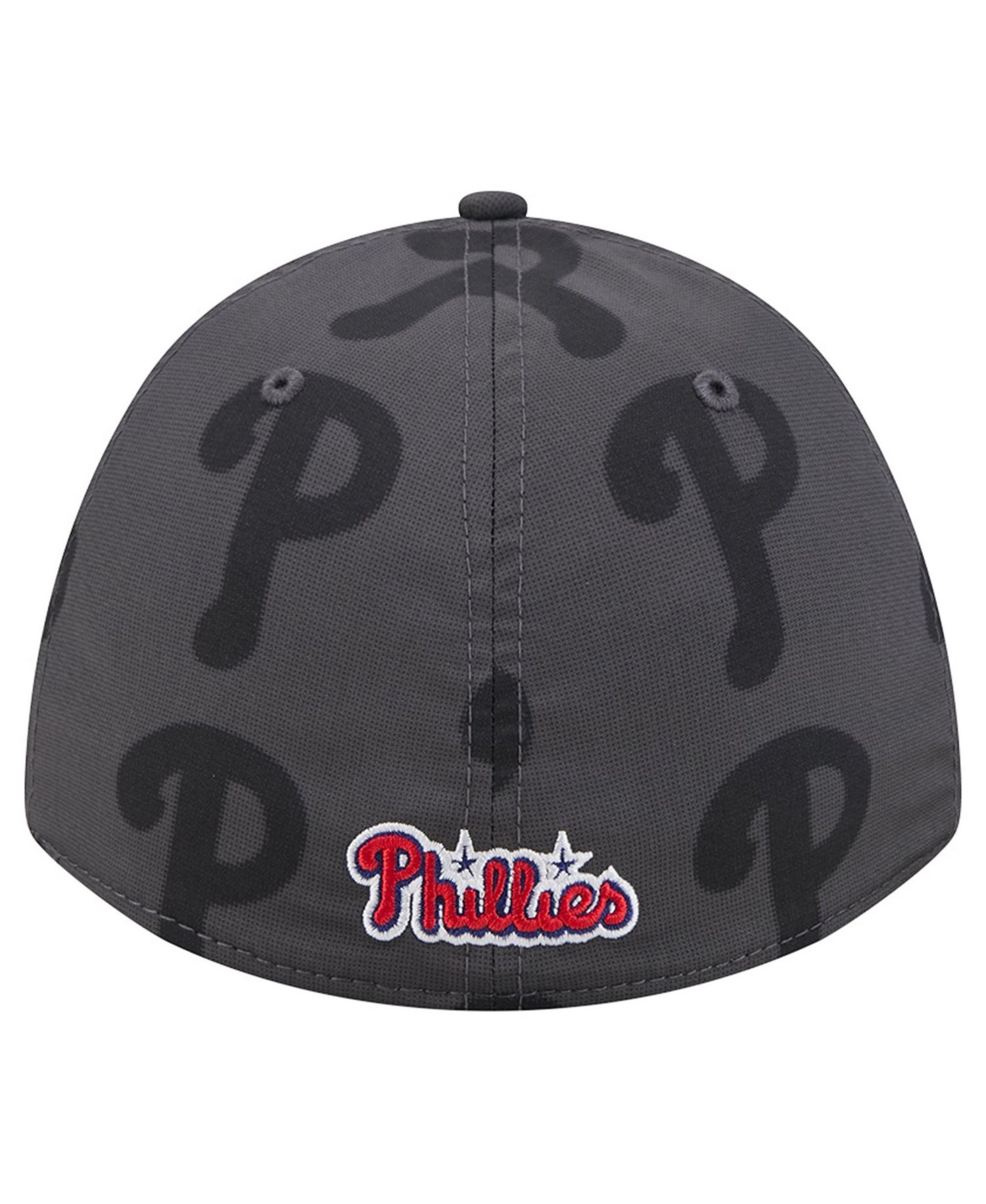 Men's Gray Philadelphia Phillies Halftone 39THIRTY Flex Hat