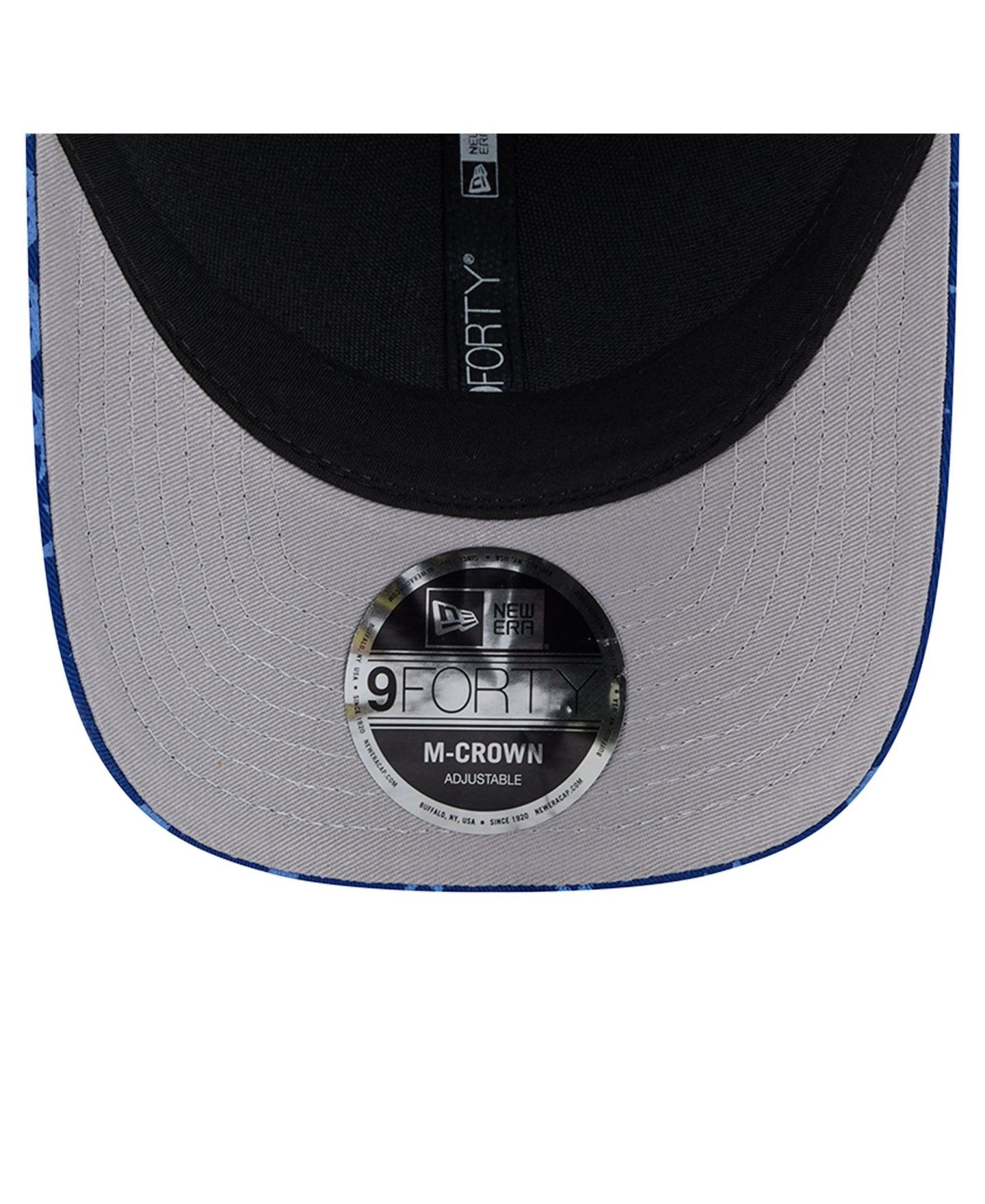 Мужская кепка New Era Blue Chicago Cubs Tonal Icon 9FORTY M-Crown Adjustable Trucker Hat — фото 5