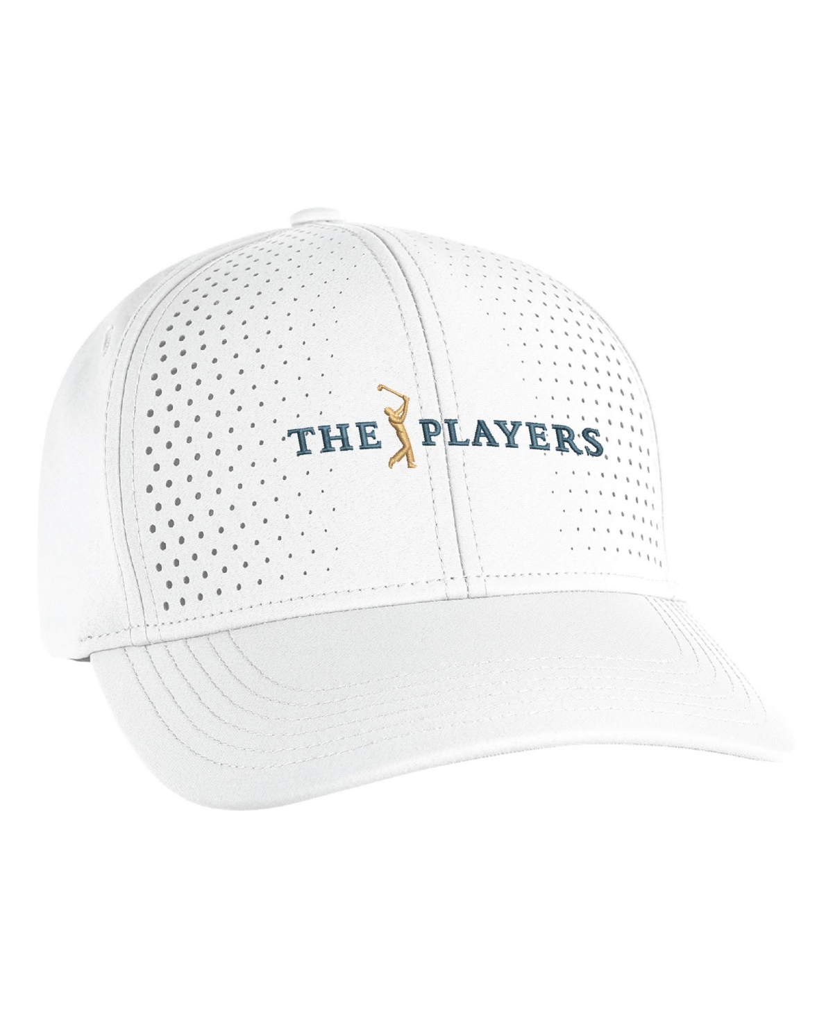Ahead Goldman Airflow High-crown Curved-bill Snap-closure Baseball Cap In White