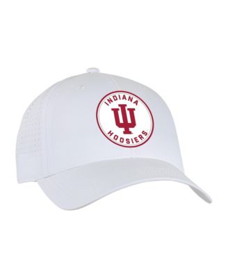 Men's and Women's White Indiana Hoosiers Brezo Adjustable Hat