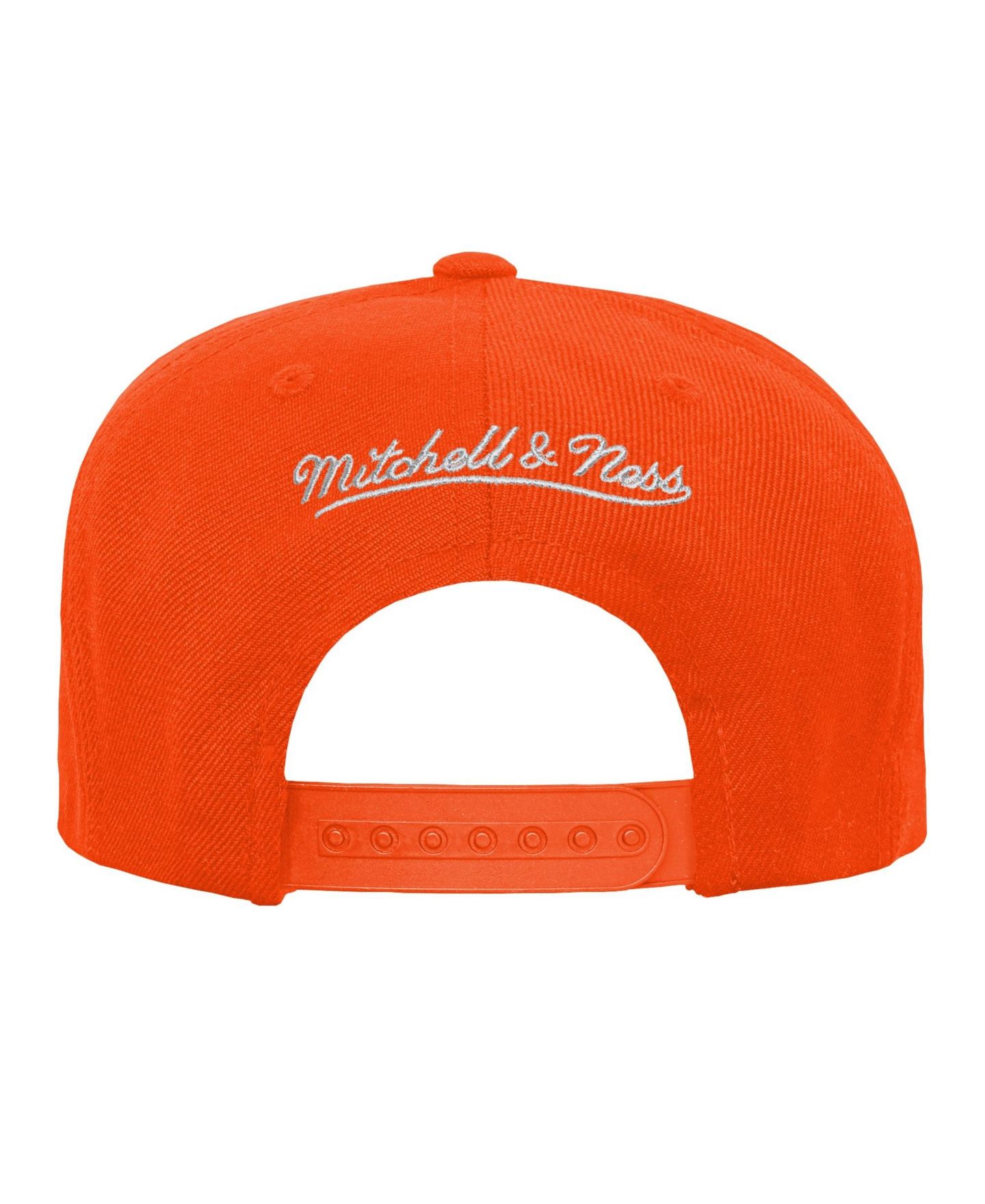 Детская кепка Mitchell & Ness Orange Denver Broncos Head Coach Flat Brim Snapback Hat — фото 3