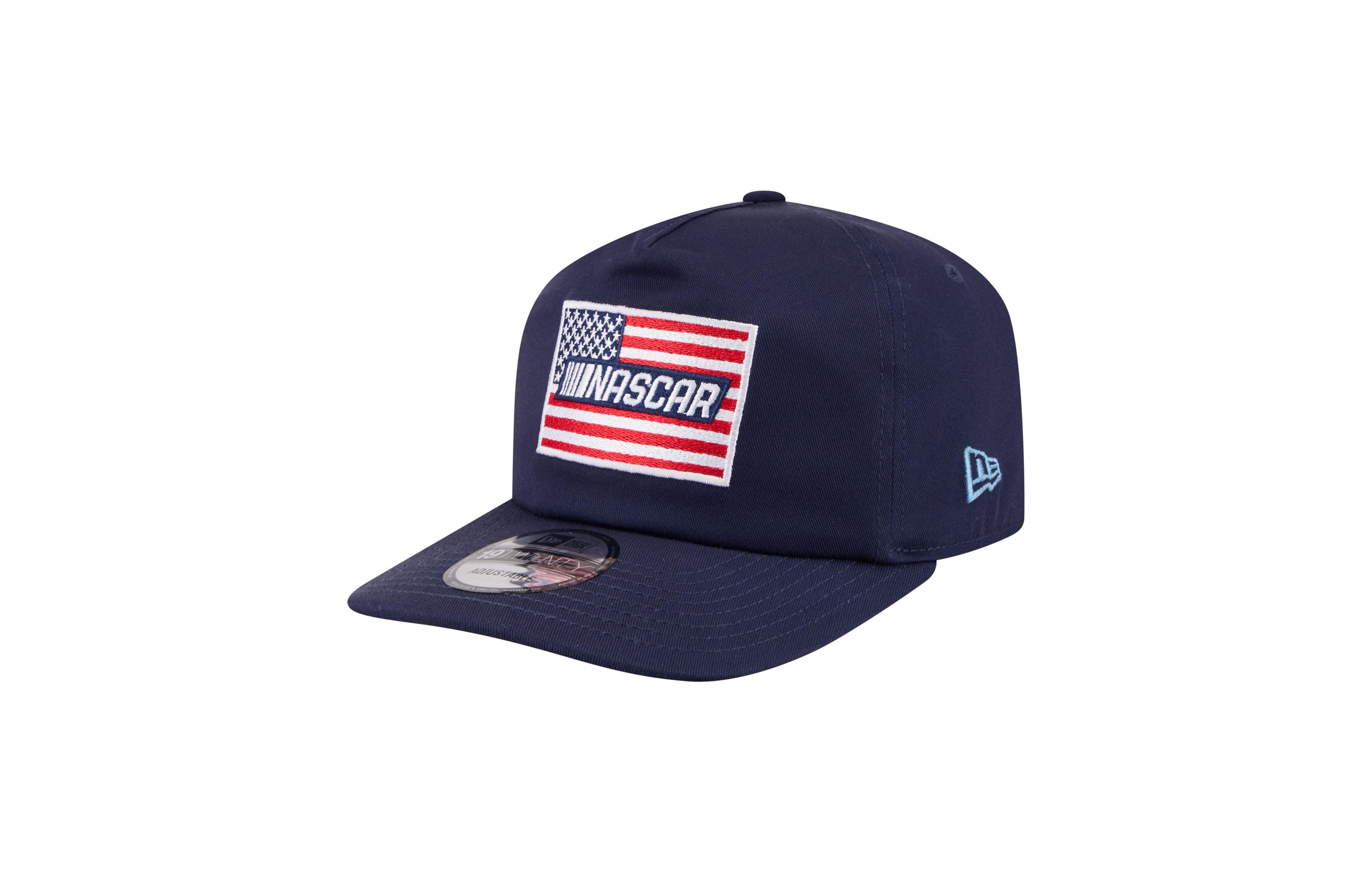 New Era Nascar American-Flag Adjustable Baseball Cap