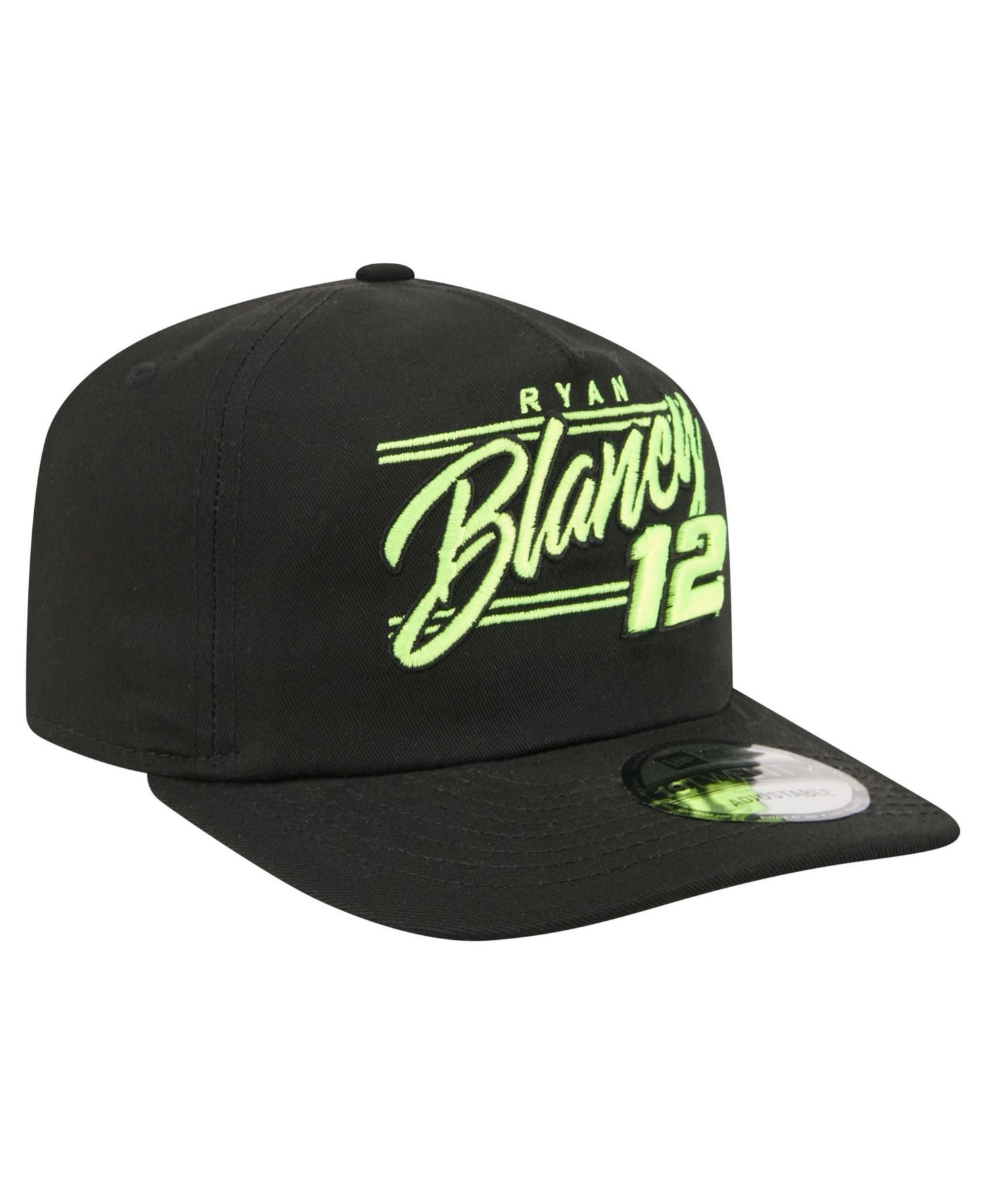 Men's Black Ryan Blaney Driver Script 19TWENTY Adjustable Hat