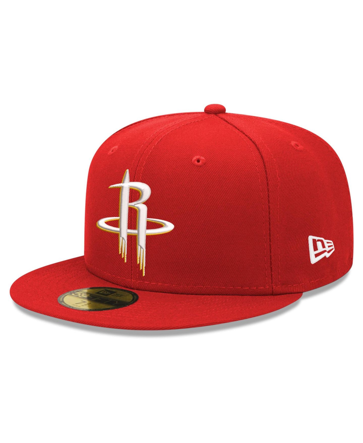 Мужская кепка New Era Red Houston Rockets 59FIFTY Fitted Hat — фото 1