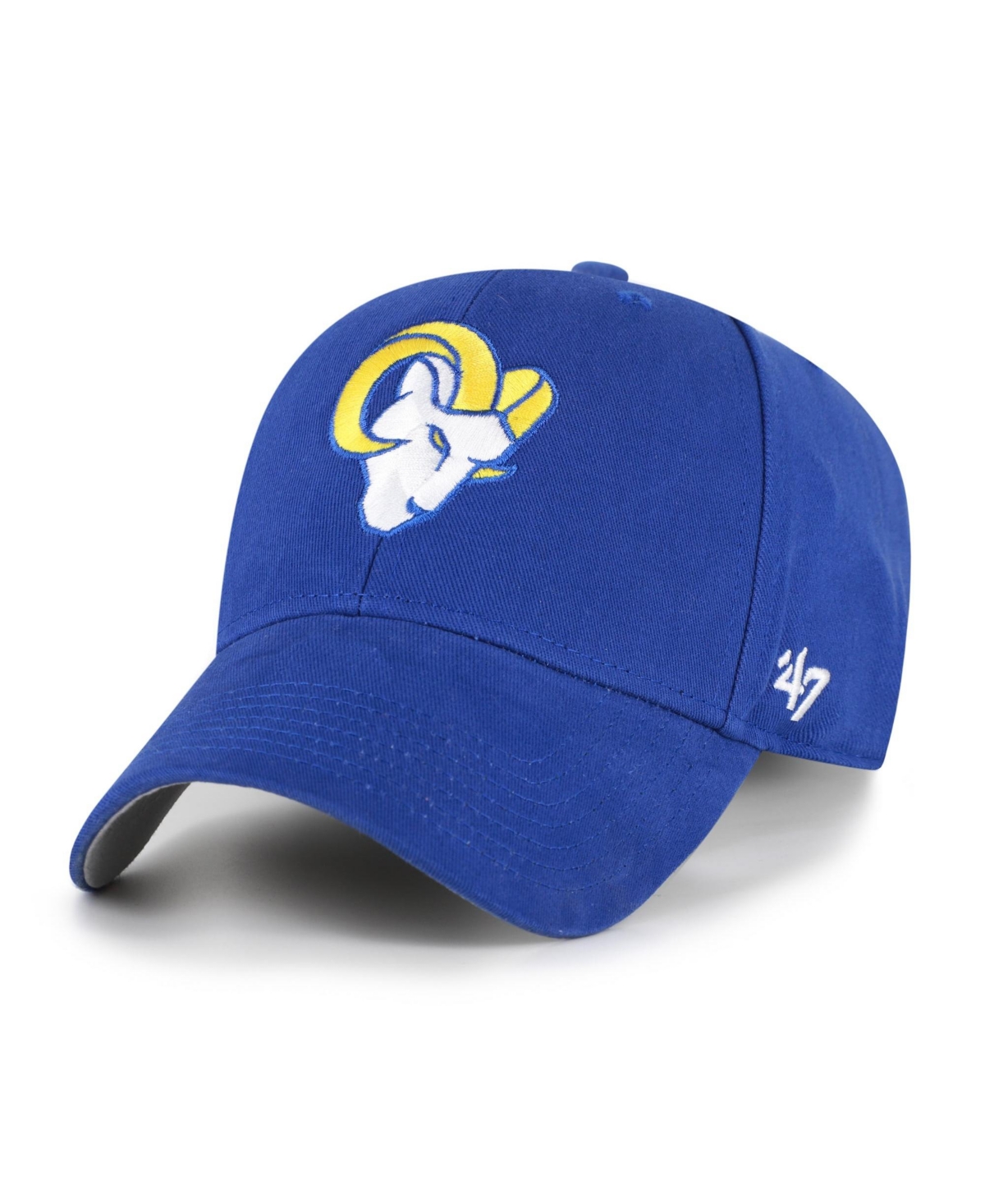 '47 Brand Big Boys' and Girls' Los Angeles Rams Mvp Structured Adjustable Baseball Cap - Royal