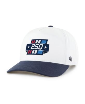 Men's '47 White/Navy NASCAR 250 Two-Tone Hitch Adjustable Hat