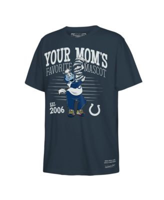 Big Boys and Girls Charcoal Indianapolis Colts Mascot Pie Stack T-Shirt