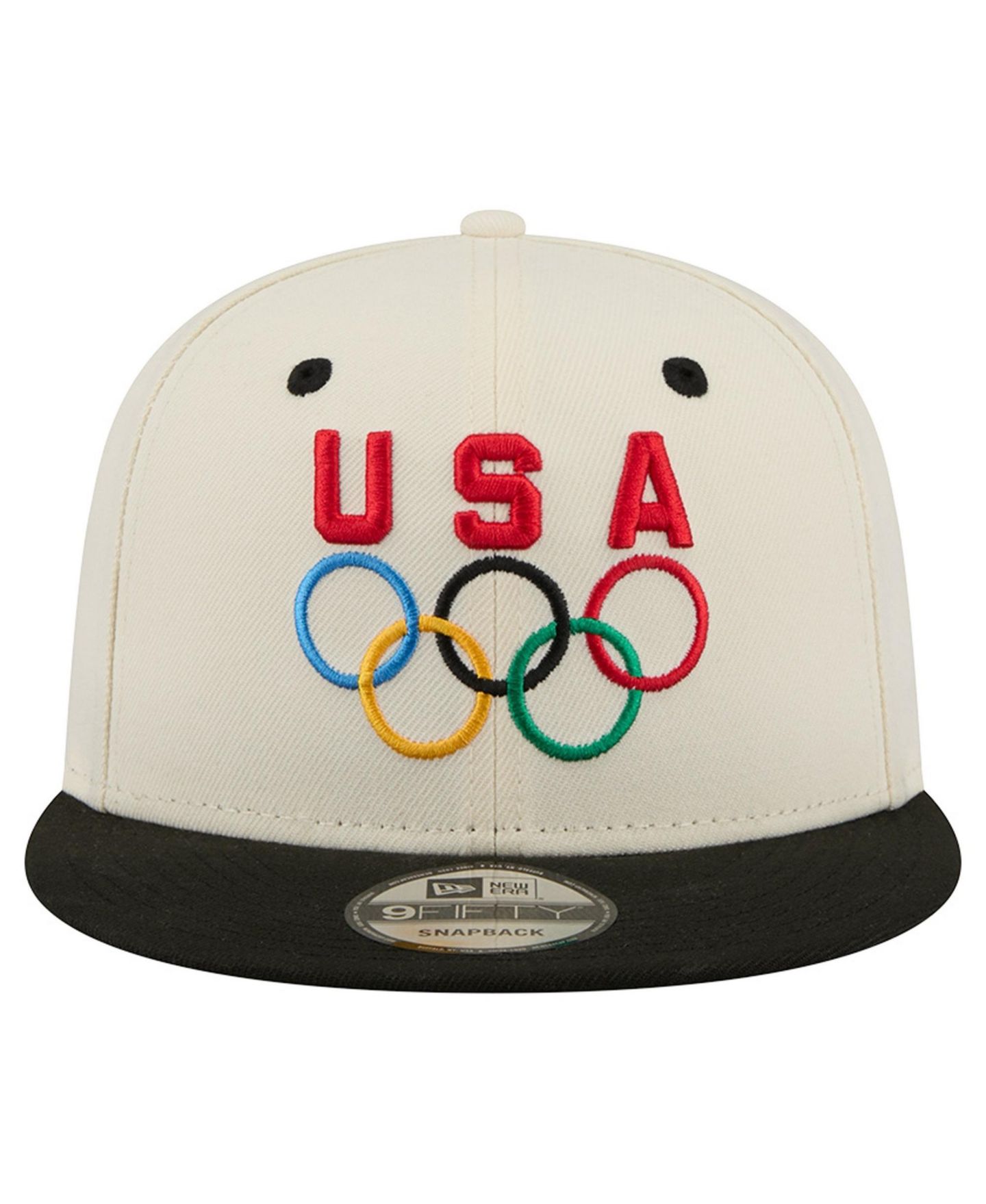 Мужская кепка New Era Cream Team USA Chrome 9FIFTY Snapback Hat — фото 2