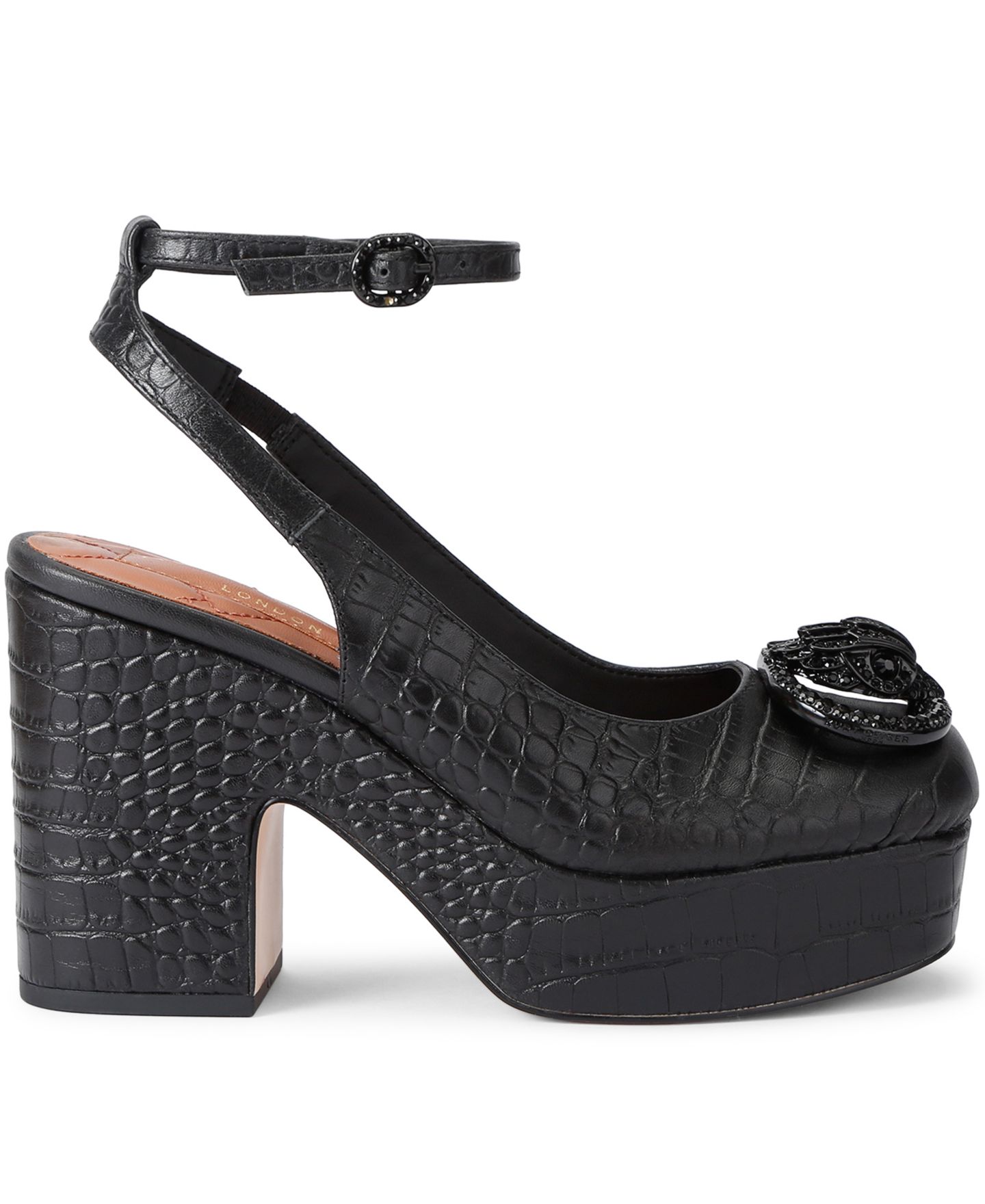 Женские туфли Kurt Geiger London Chelsea Closed Sling Pumps, цвет: Чёрный — фото 2