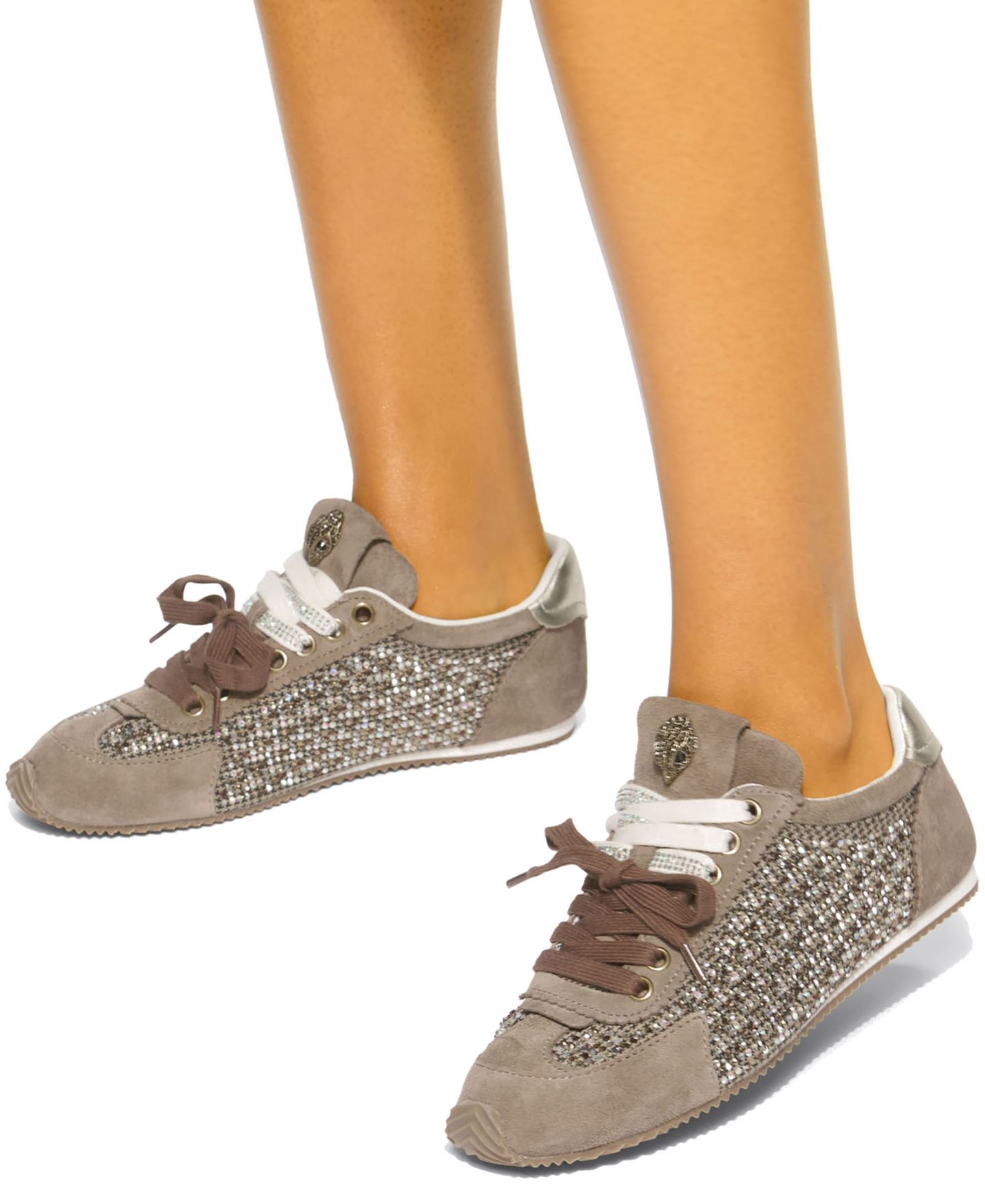 Женские кроссовки Kurt Geiger London Islington Lace-Up, цвет: Бежевый — фото 6