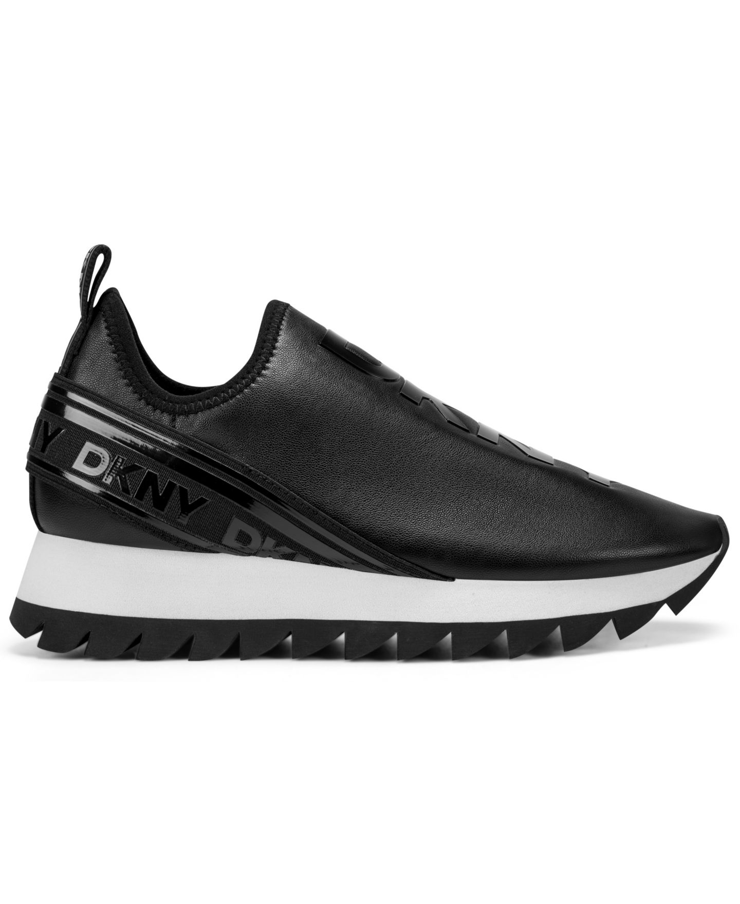 Женские кроссовки DKNY Abbi Slip-On, цвет: Чёрный, вариант 1 — фото 2