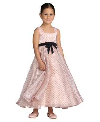 Girls' 4-16 Polka-Dot Square-Neck Maxi Dress