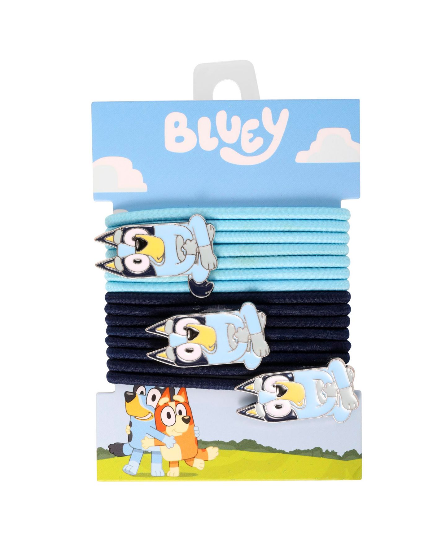 Аксессуары для волос Bluey 15-Piece Metal Pendants Hair Ties для девочек, цвет: Синий — фото 6
