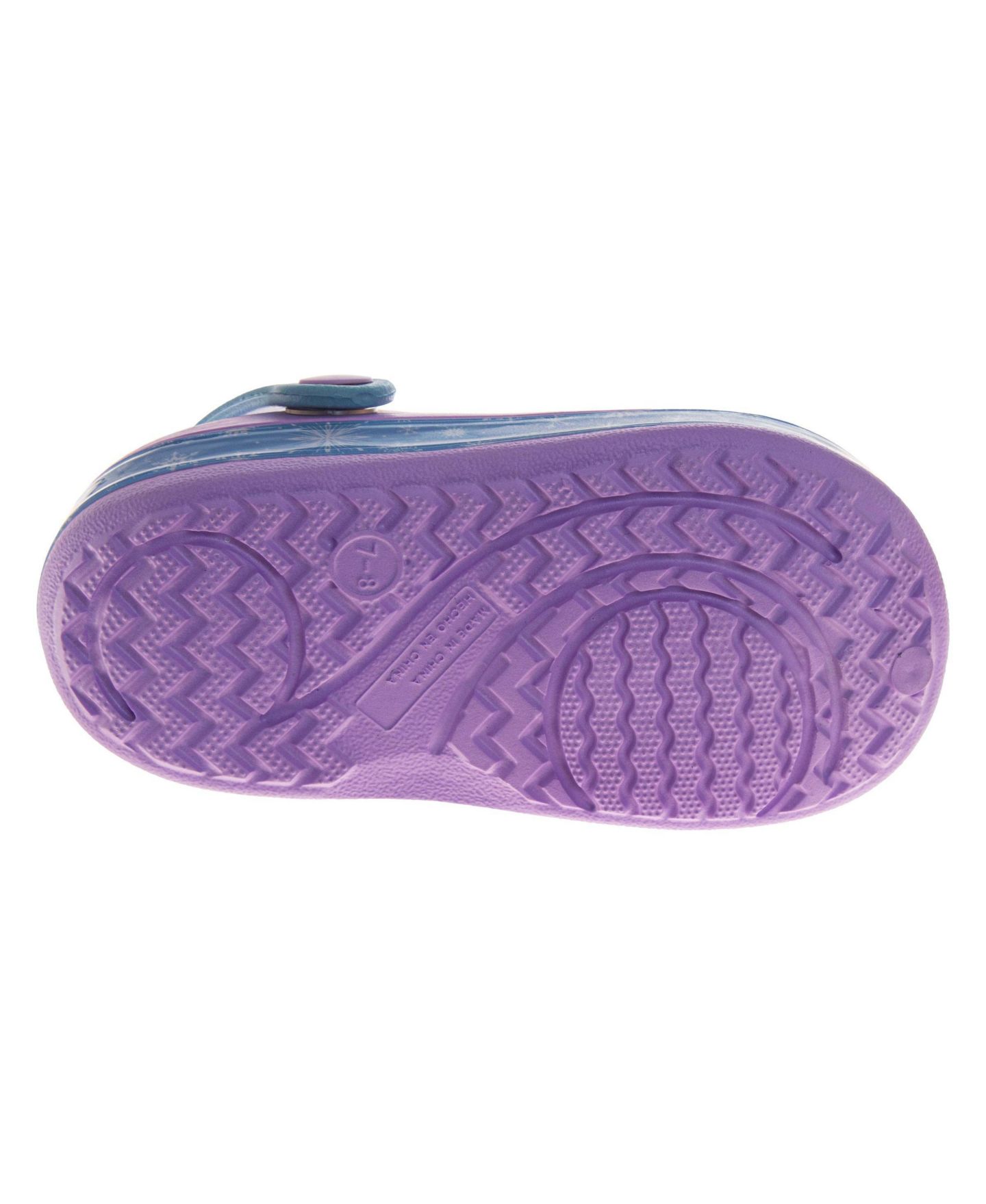 Сабо Disney Frozen Elsa and Anna Shimmering Snowflake Clogs для девочек-малышей, цвет: Лавандовый — фото 7
