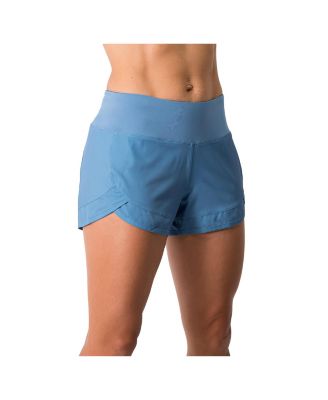 Womens 3 Inch Lightweight Workout Running Shorts With Mesh Liner Zip Pocket