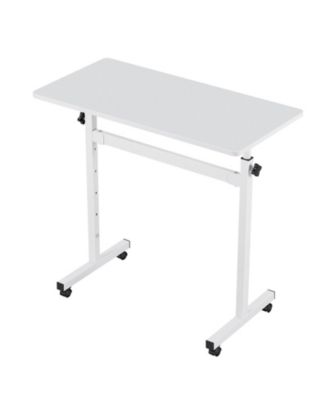 32-Inch Mobile Standing Desk with Lockable Caster Wheels