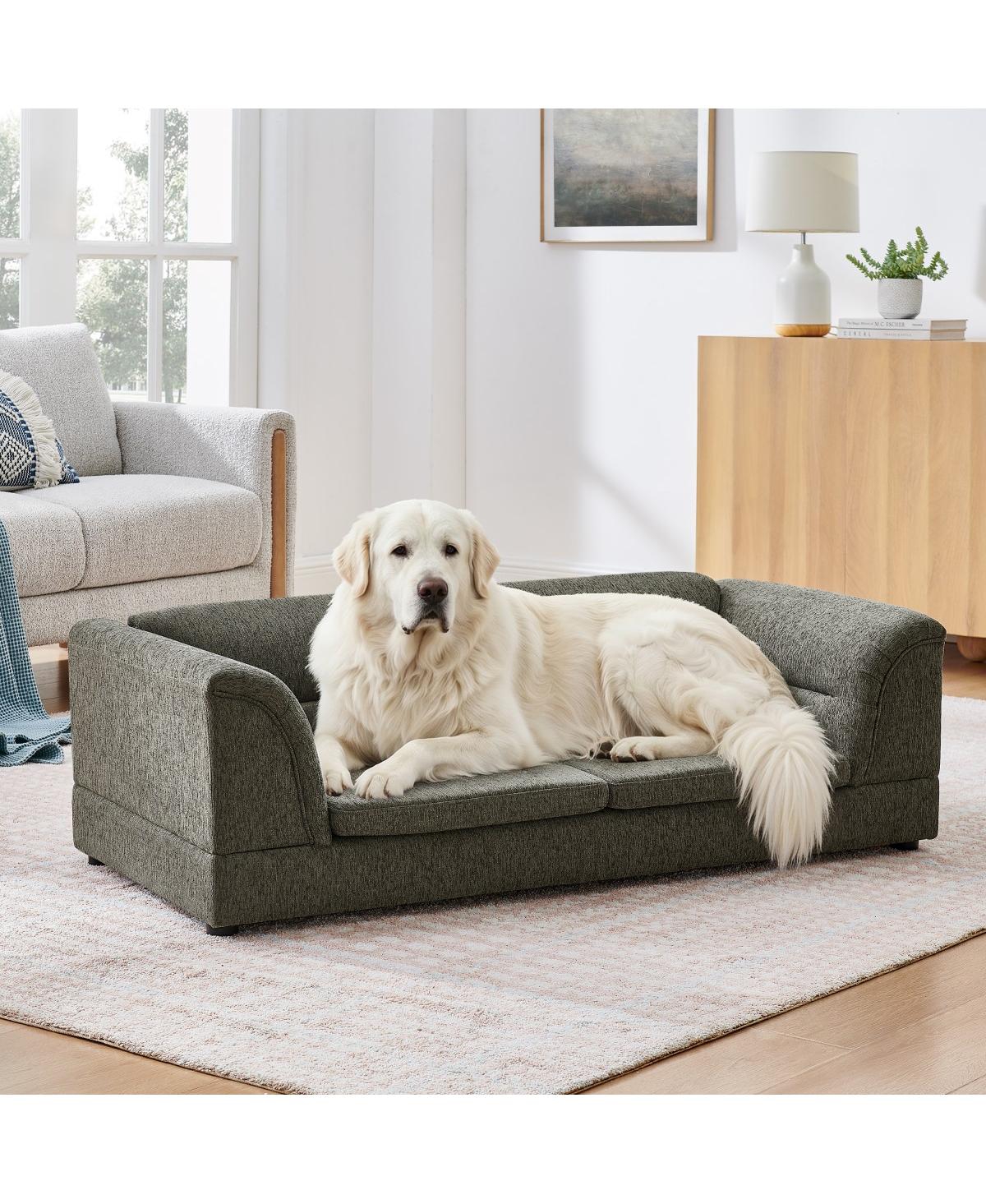 6thdruple Linen Oversized Pet Sofa Bed