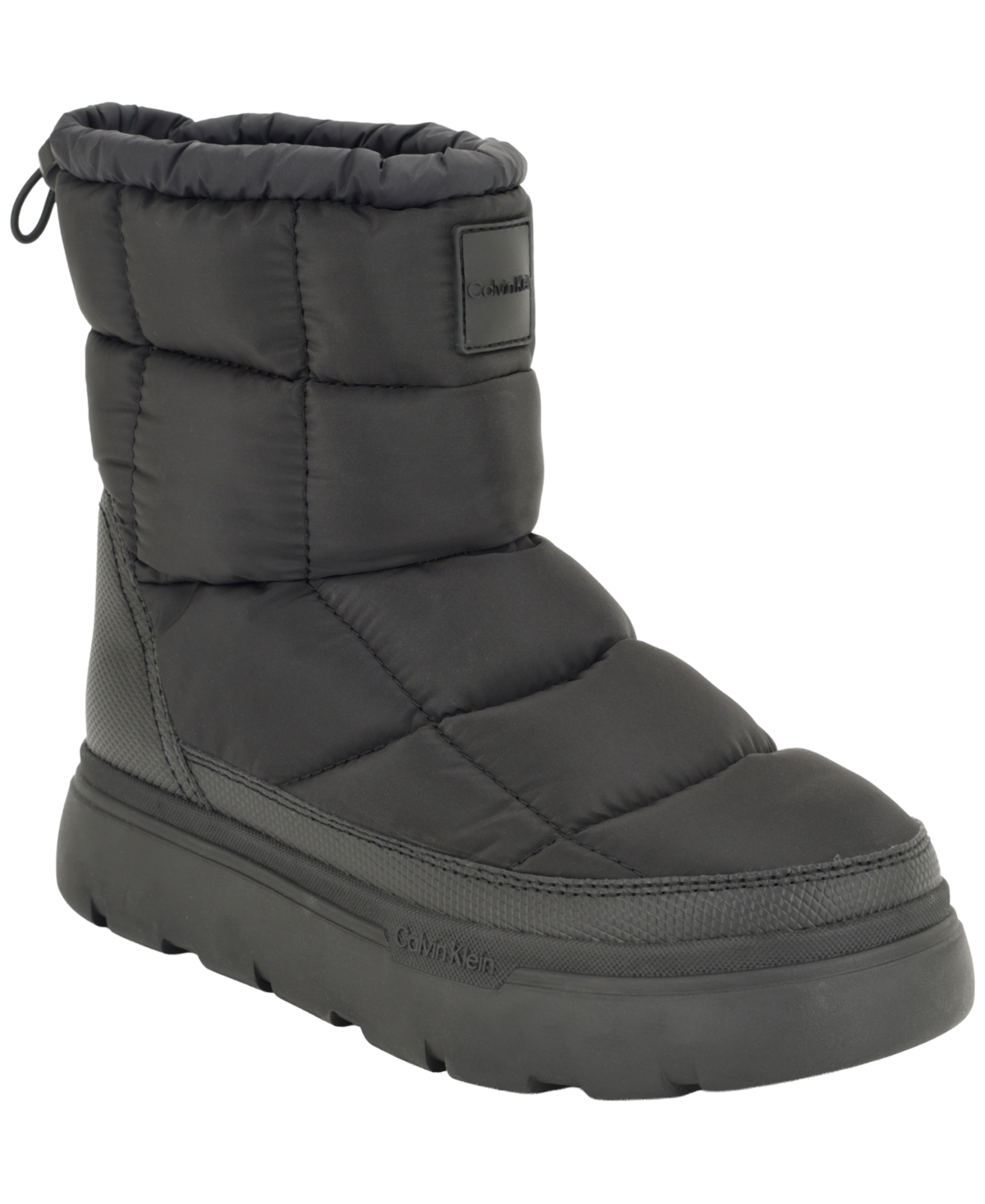 Calvin Klein Women's Kaylen Cold-Weather Quilted Puffer Booties - Black