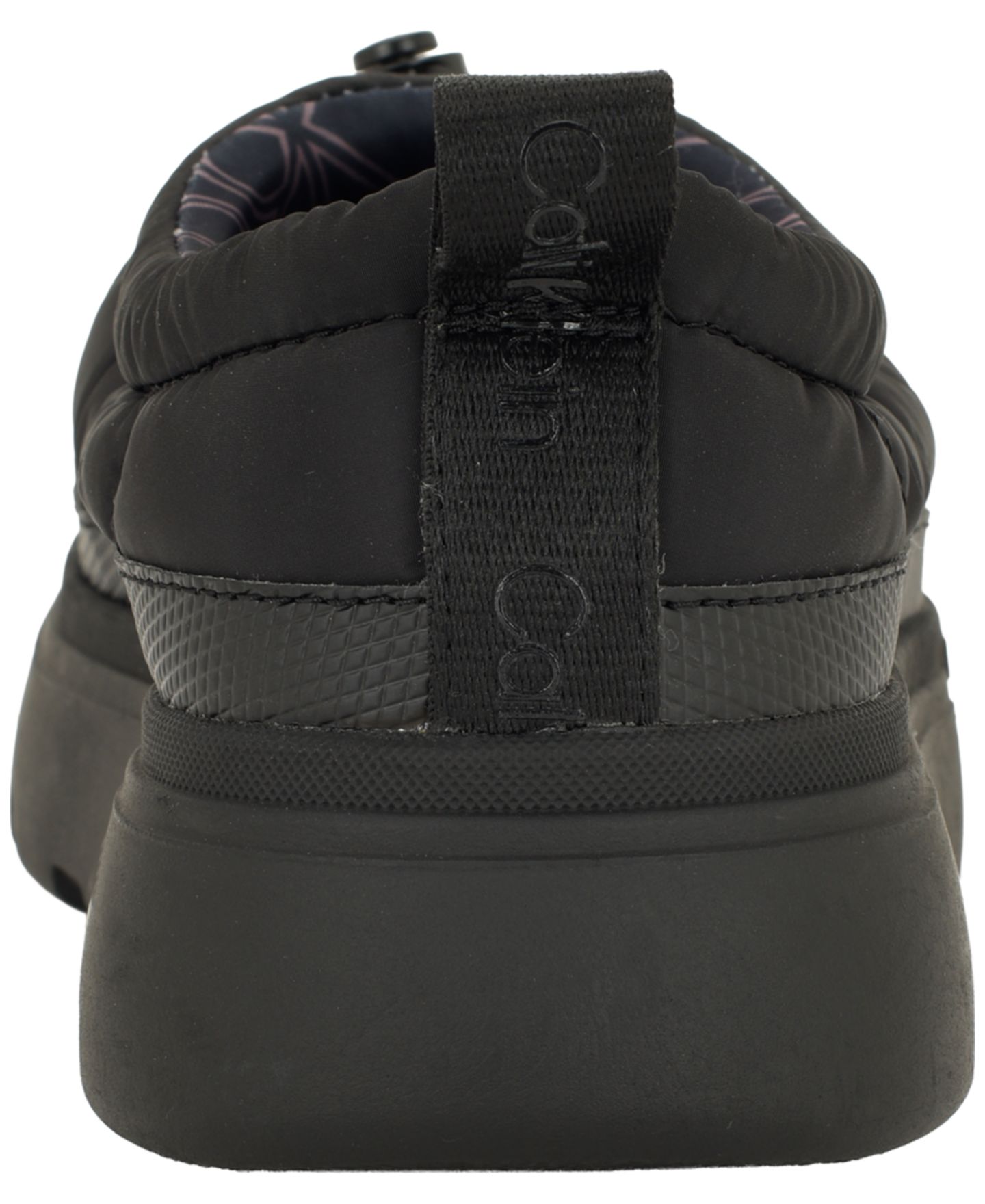 Обувь Calvin Klein Women's Kemi Quilted Puffer Slip-On, цвет: Чёрный — фото 3