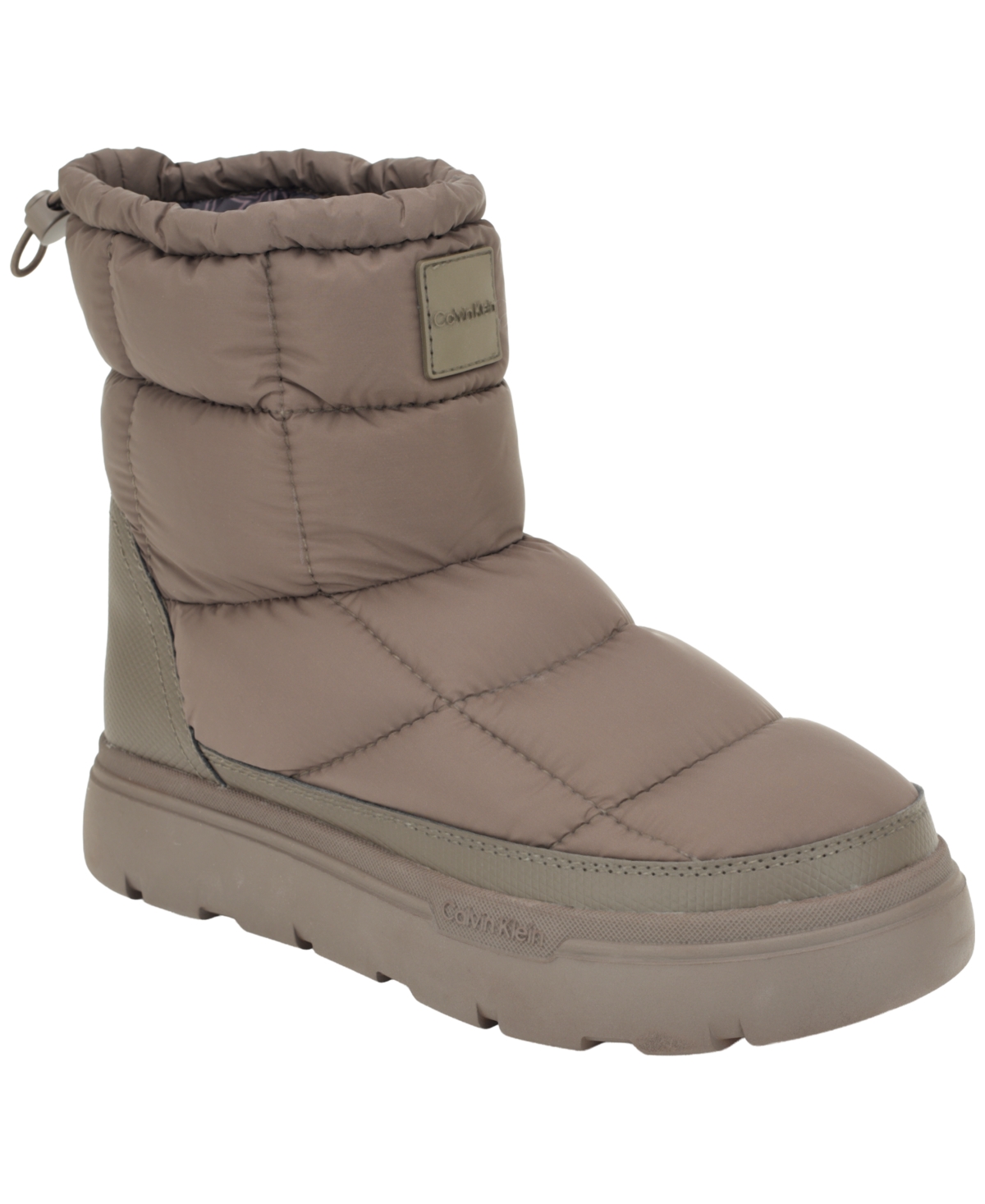 Calvin Klein Women's Kaylen Cold-Weather Quilted Puffer Booties - Dark Brown