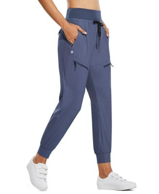 Women's Lightweight Hiking Pants 4 Way Stretch Quick Dry Zippered Pockets