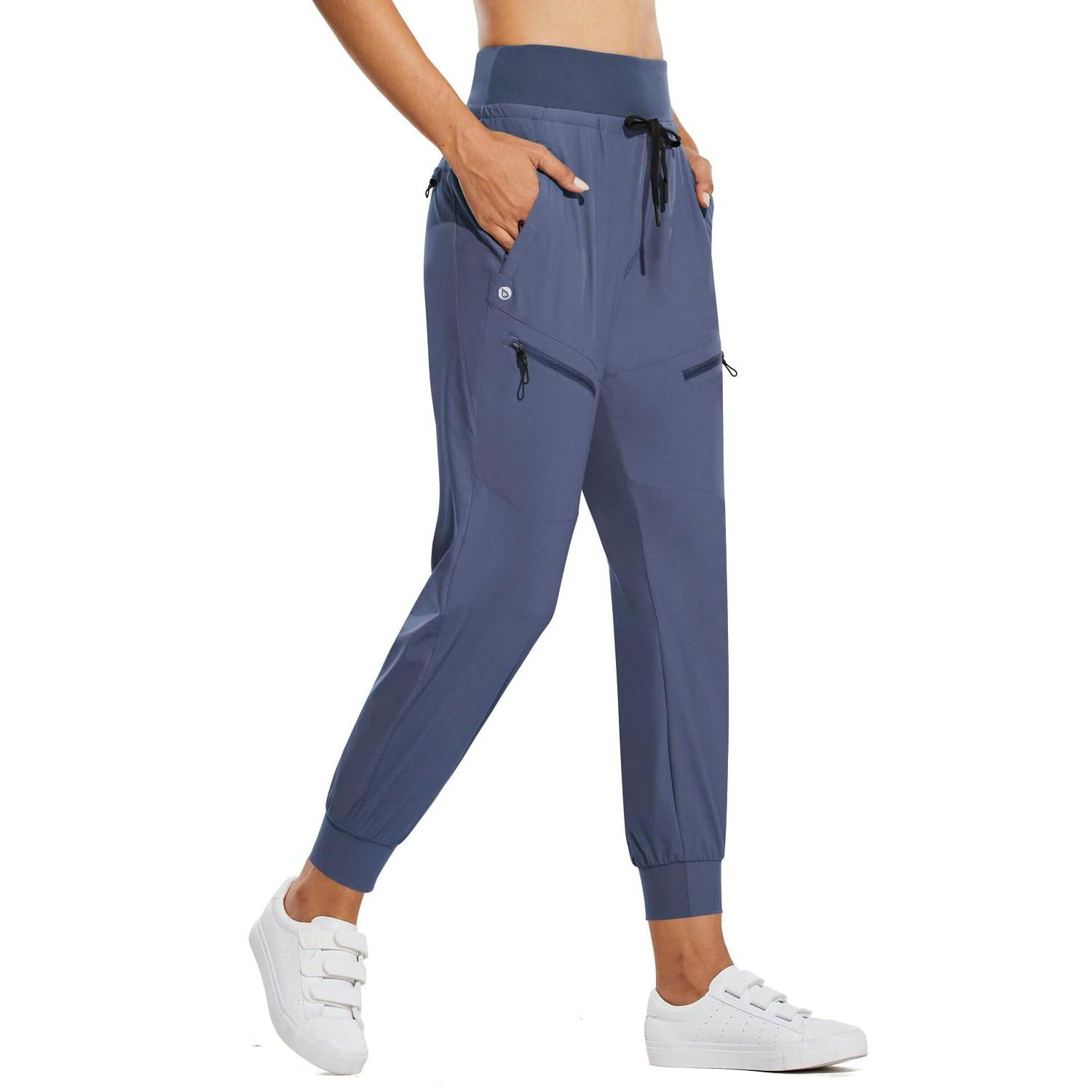 Women's Lightweight Hiking Pants 4 Way Stretch Quick Dry Zippered Pockets