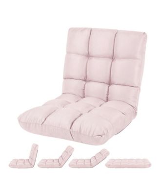 Folding Lazy Gaming Sofa with Multi-Position Backrest