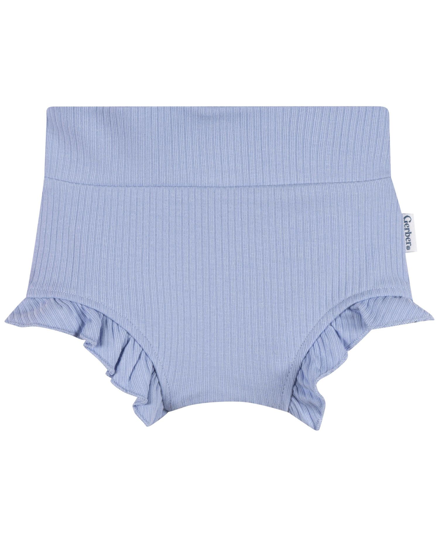 Baby Girls' Bubble Ruffle-Hem Shorts, 3-Piece Set