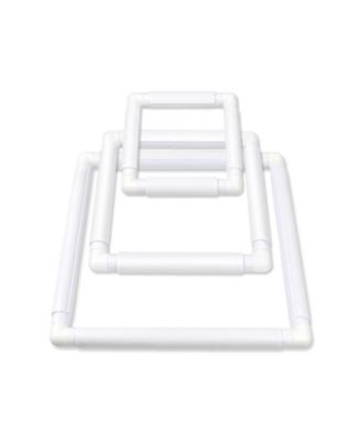 Plastic Cross Stitch Frame Set Rectangular Quilting Sewing Needlepoint Hoops