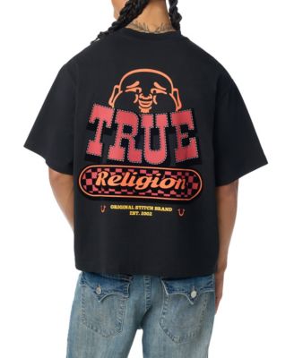 Men's Checkerboard Heavyweight Boxy Tee T-Shirt