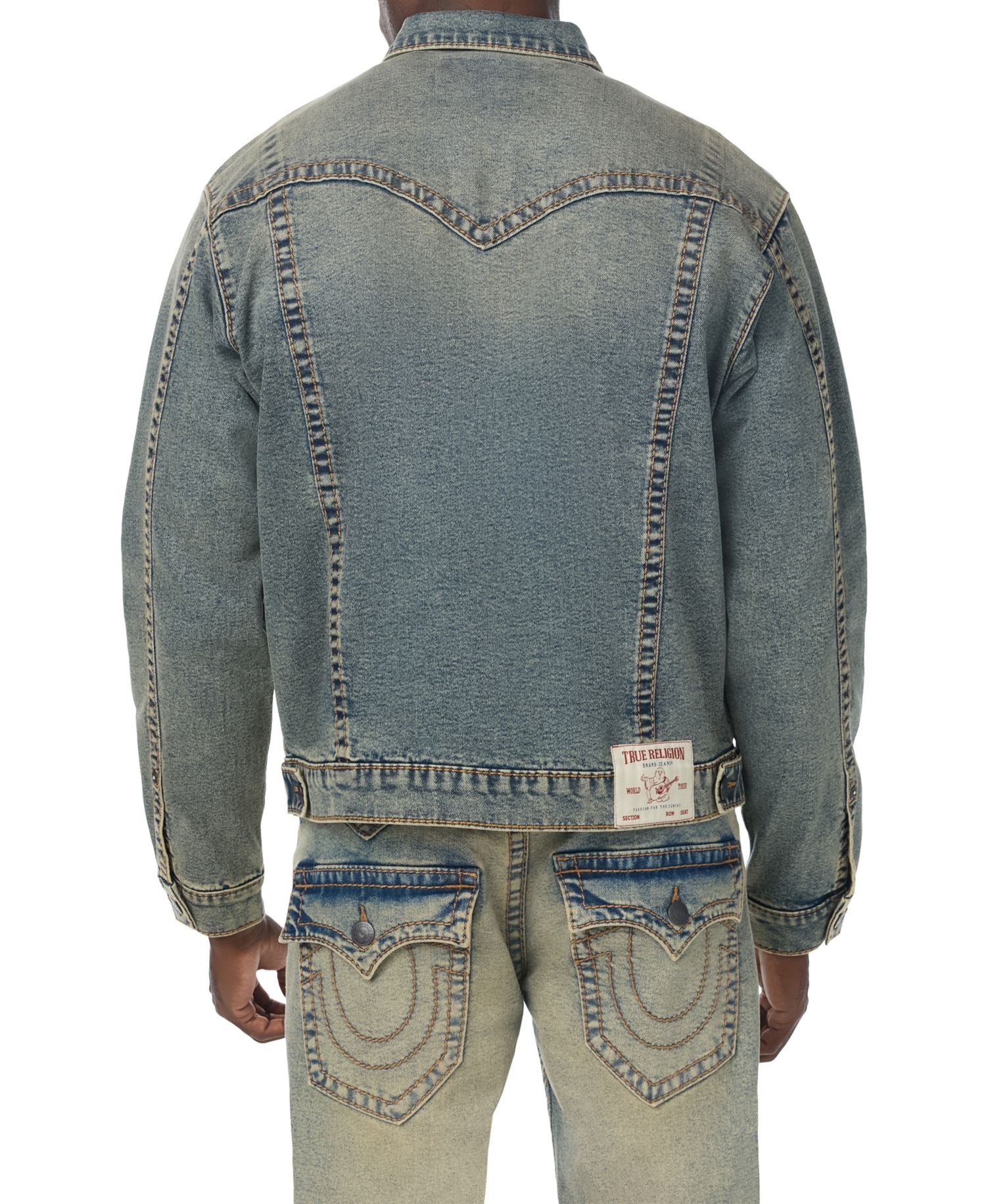 Men's Jimmy Big T Oversized Western-Inspired Denim Jacket