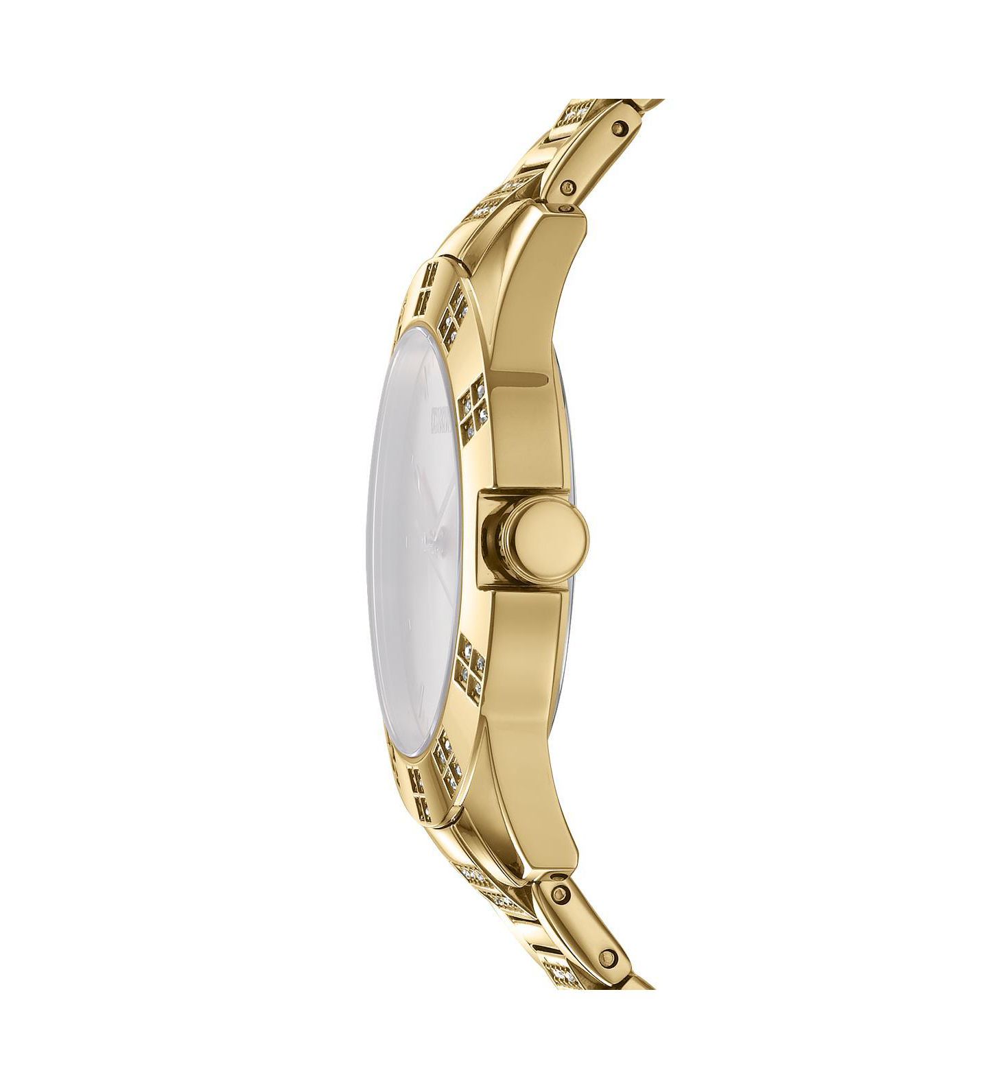 Женские часы DKNY Evening Quartz Gold-Tone Stainless Steel Bracelet Watch, 36mm, цвет: Золотой — фото 2