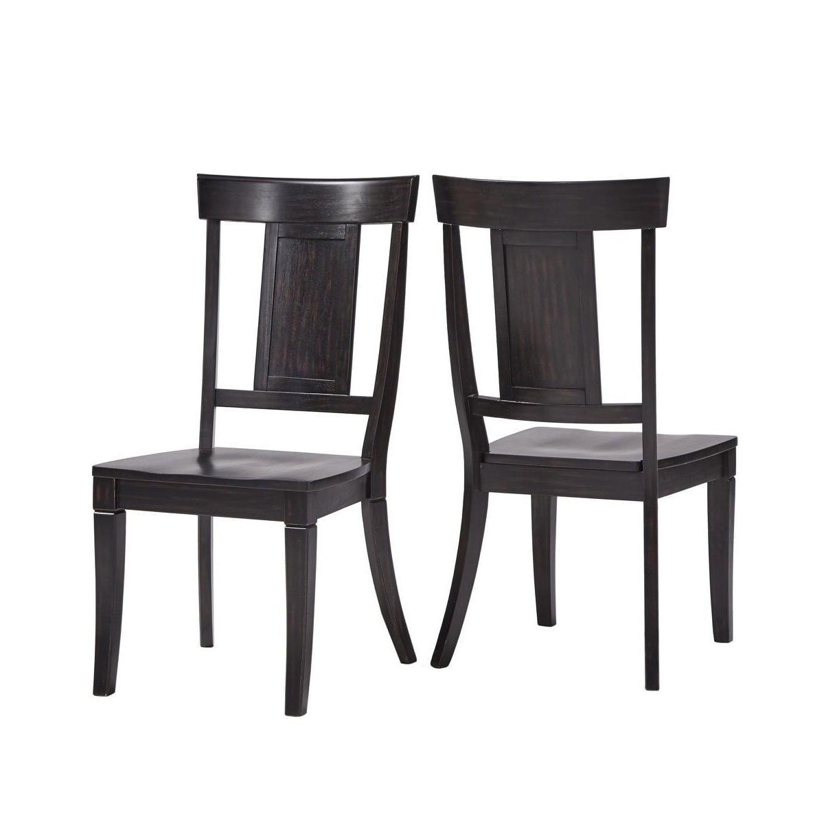 iNSPIRE Q Lea Panel Back Dining Chair (Set of 2)