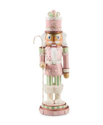 Rosy Peppermint Wood Nutcracker
