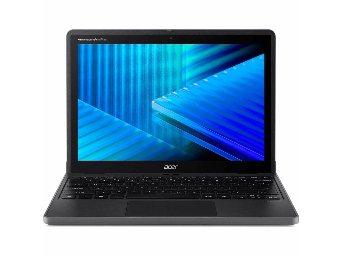 Acer TravelMate B3 Spin 12 12.2" Touchscreen 2-in-1 Convertible Laptop - Black