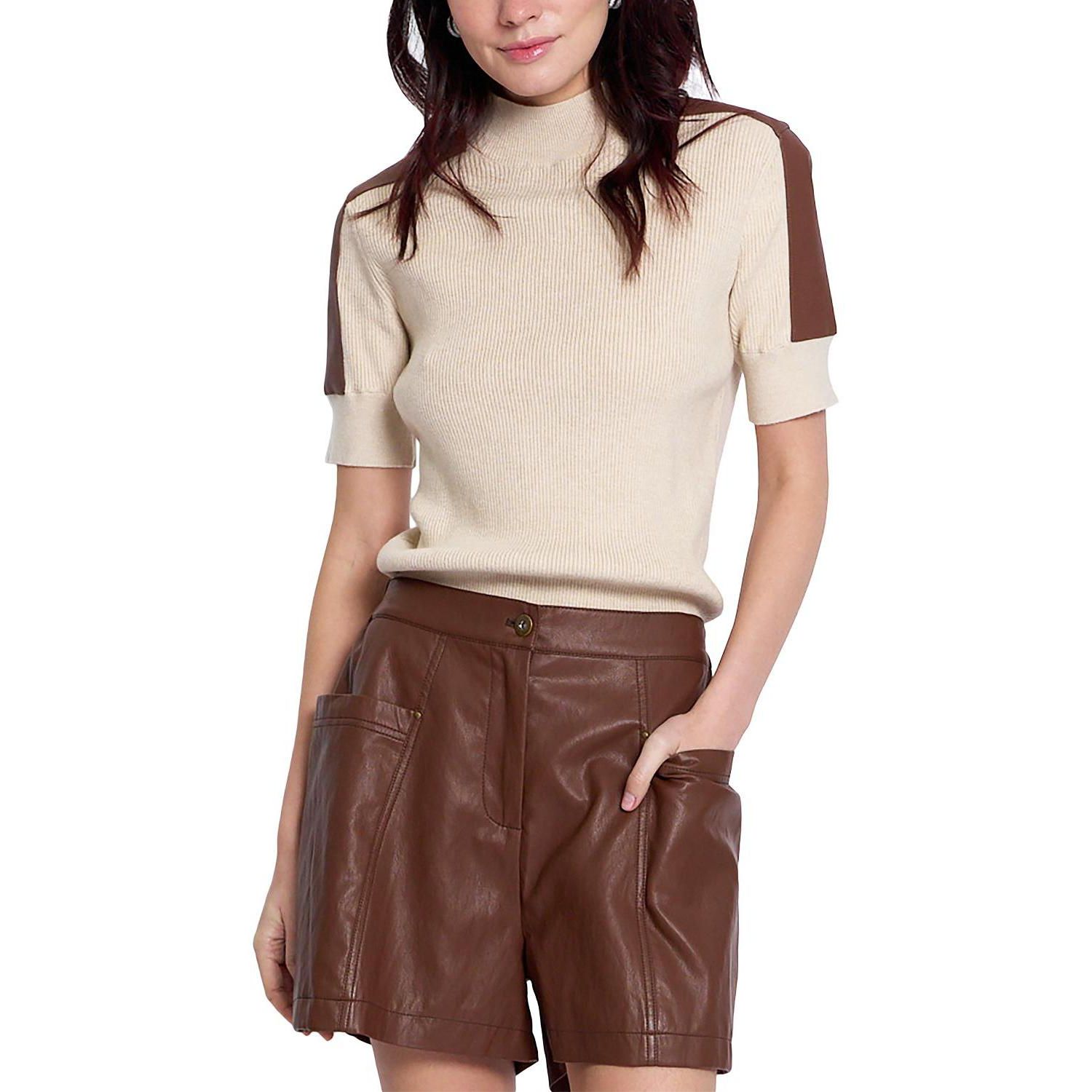 Women's Vesper Trim Ribbed Half Sleeve