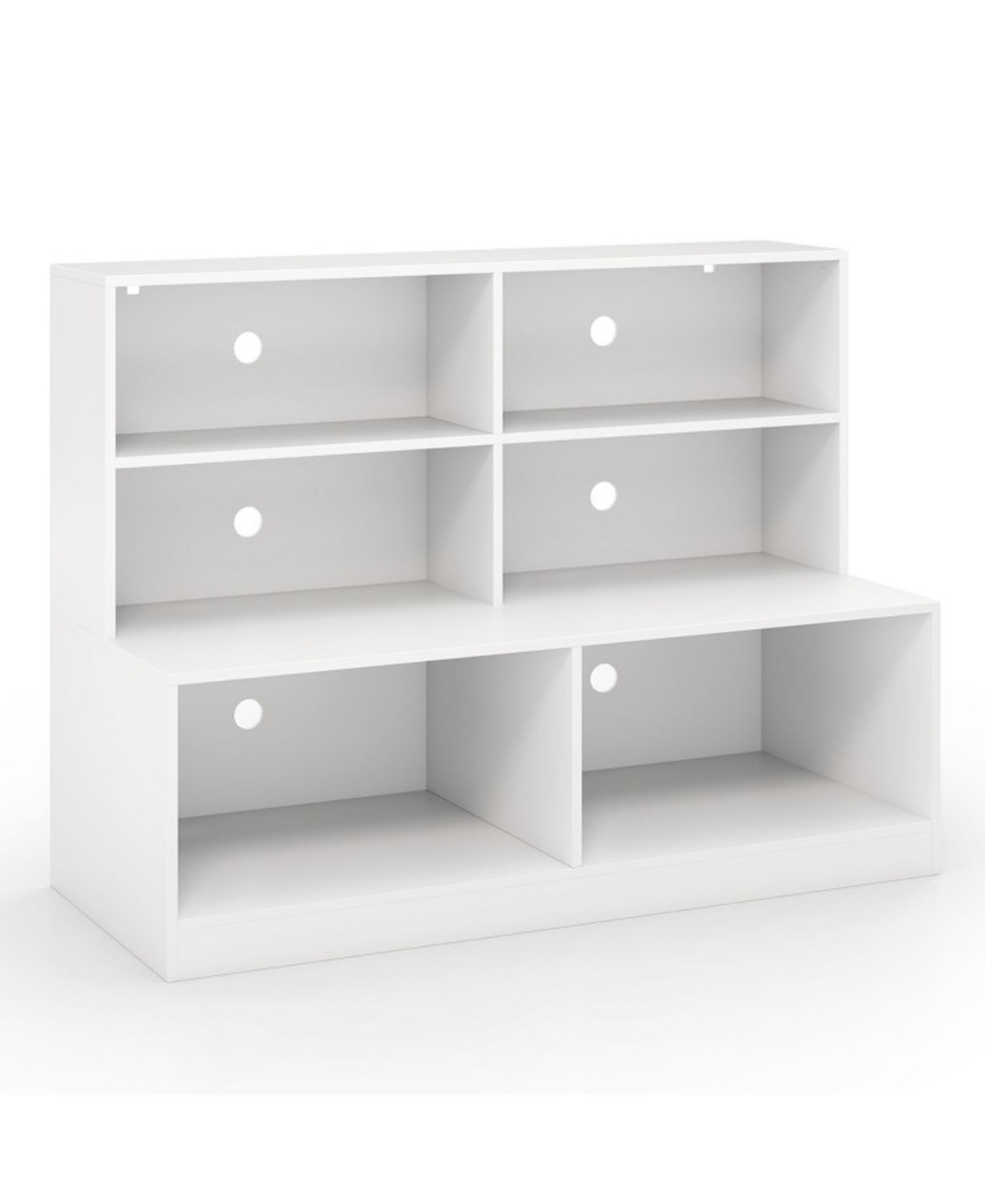 Gouun Entryway Shoe Cabinet with a Wide Storage Bench Seat Top