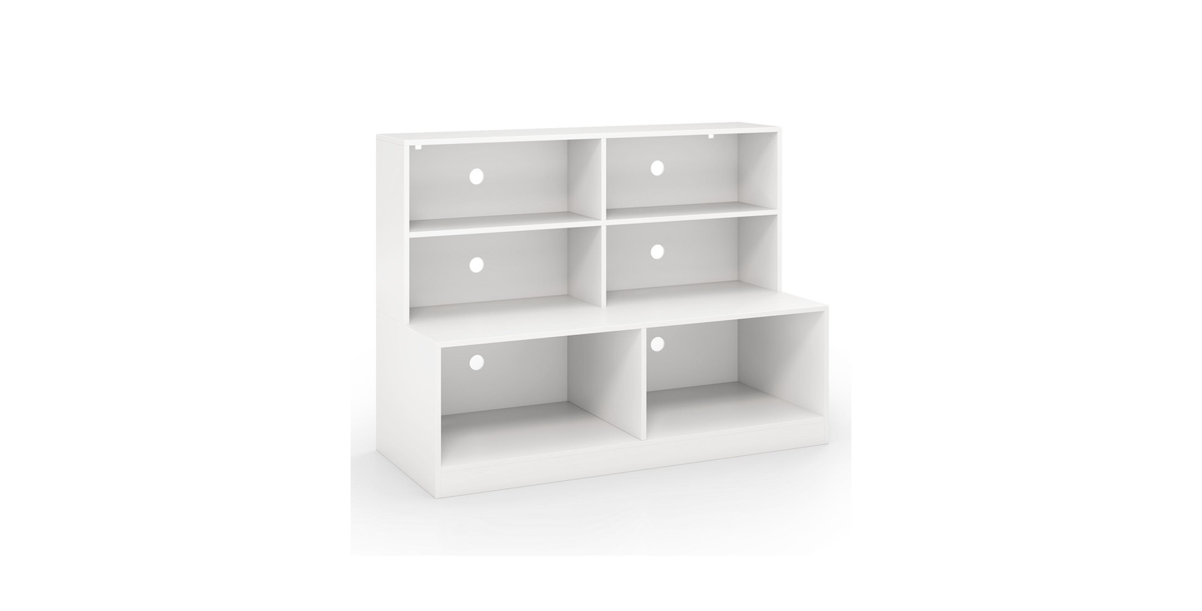 Gouun Entryway Shoe Cabinet with a Wide Storage Bench Seat Top