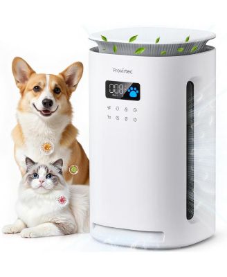 Auto Pet Mode Air Purifier for Home, 4-Side Wide Intake, Ultra-Quiet Odor Removal, H13 True HEPA Filter, Washable Pre-Filter