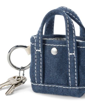 Micro Denim Tote Charm