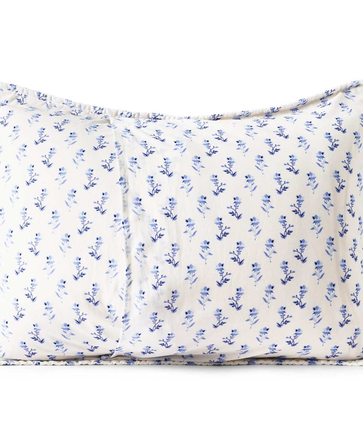 Lands' End Printed Cotton Pillow Sham