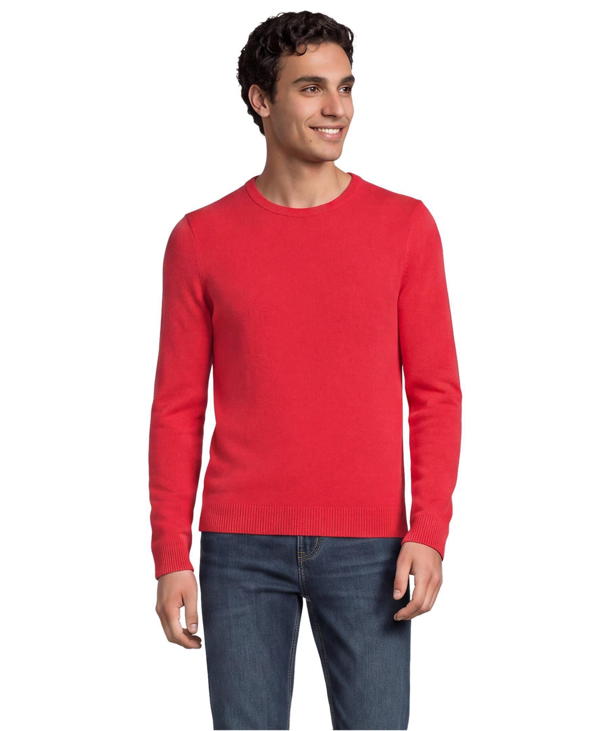 Lands' End Men's Fine Gauge Cashmere Sweater