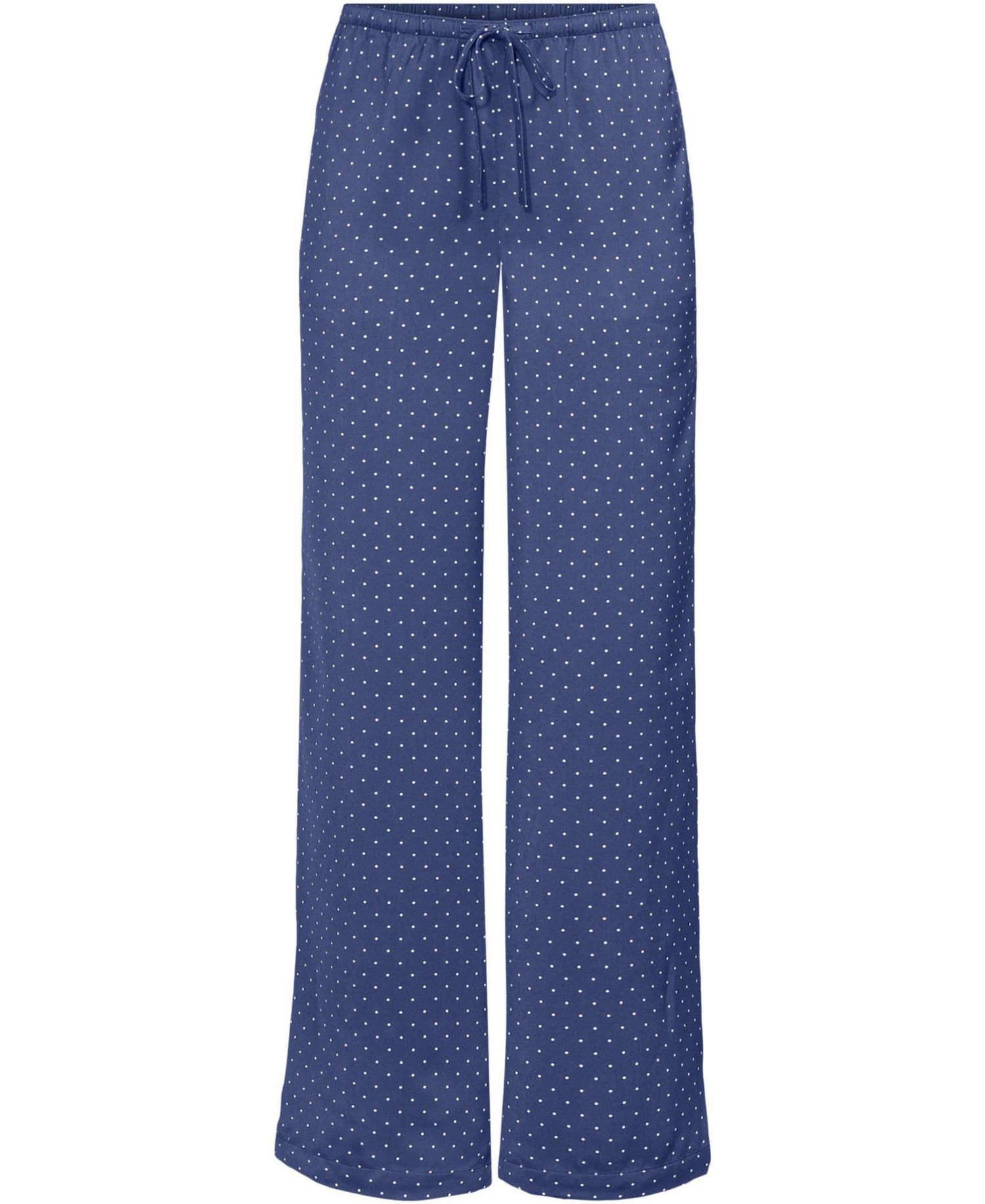 Women's Creaseless Silky High Rise Wide Leg Drawstring Pants